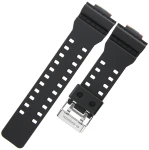 CASIO 10532291 - Pasek do zegarka - GA-110HR / GA-400HR / GA-700SE - Czarny/Czerwony