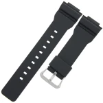 CASIO 10540849 - Pasek do zegarka - GMA-S120MF-1A / GMA-S130-1A / GMA-S130PA-1A / GMA-S140-1A / GMA-S140M-1A - Czarny