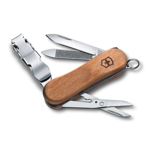 Scyzoryk VICTORINOX - Nail Clip Wood 580 - Brown.jpg