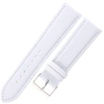 LAVVU Bison LSHUW22 - 22mm - BIAŁY - Skórzany pasek do zegarka