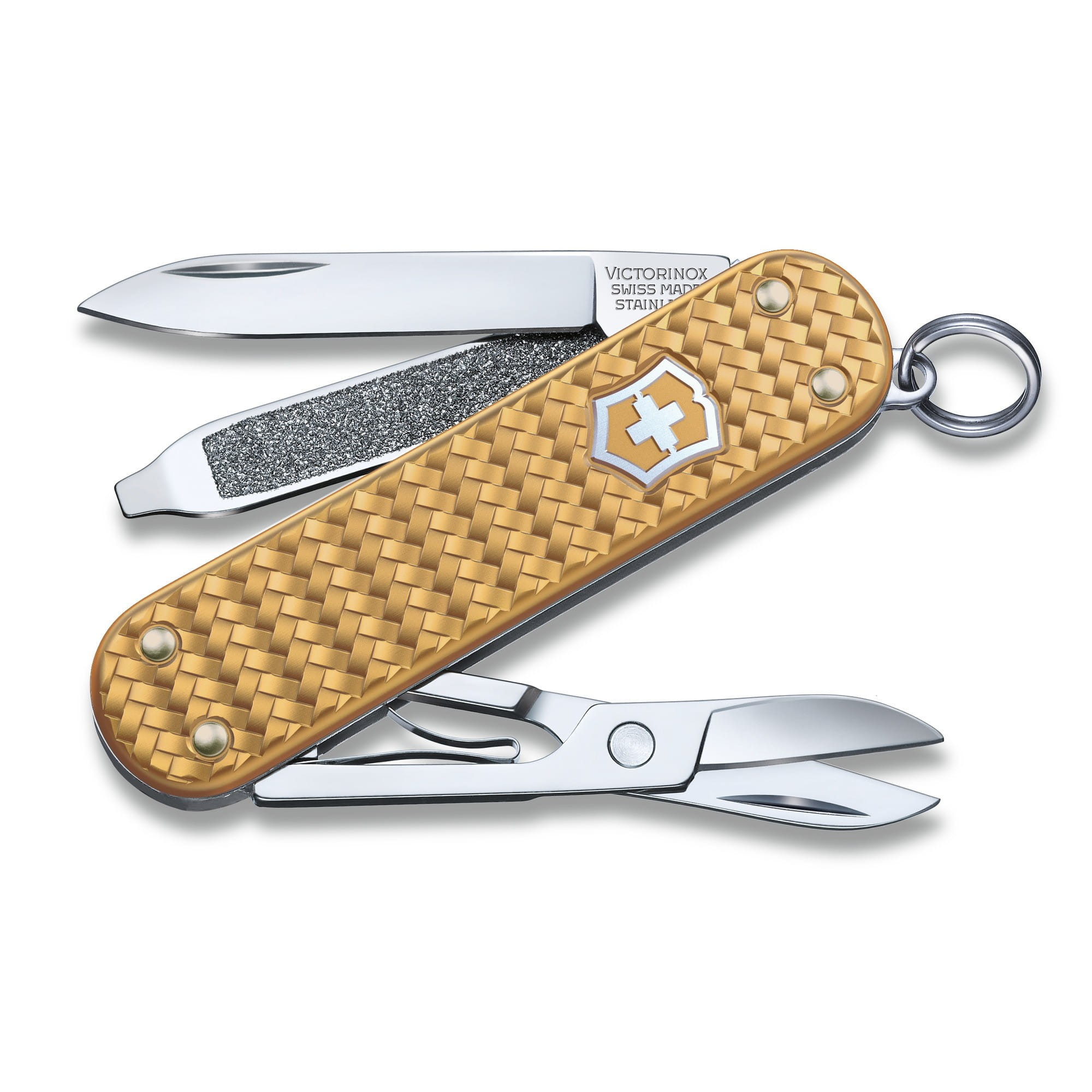 Scyzoryk VICTORINOX - Classic Precious Alox Collection - Brass Gold1.jpg